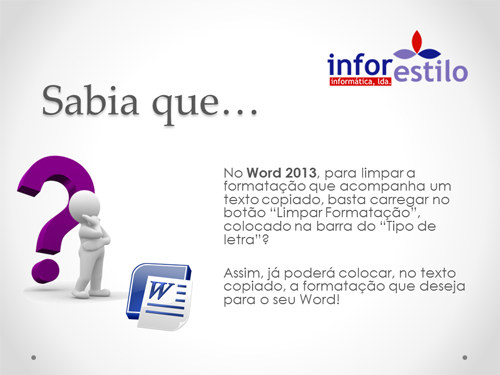 Read more about the article Dica Word – Limpeza Formatação (texto copiado)