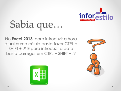 Read more about the article Dica Excel – Introduzir Hora e Data na Célula