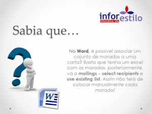 Read more about the article Dica Word – Associação Conjunto de Moradas