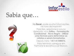 Read more about the article Dica Excel – Ocultar Informação na Impressão
