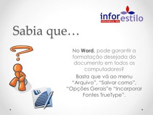 Read more about the article Dica Word – Formatação Documento